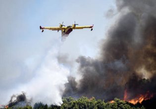 Κόρινθος: Φωτιά στην περιοχή Μεγαλοβούνι