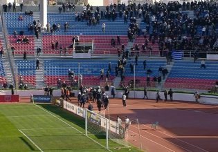 Άγρια επεισόδια στο Πανιώνιος – Καλαμάτα: Συμπλοκές στις εξέδρες και τραυματισμός οπαδού (vids)
