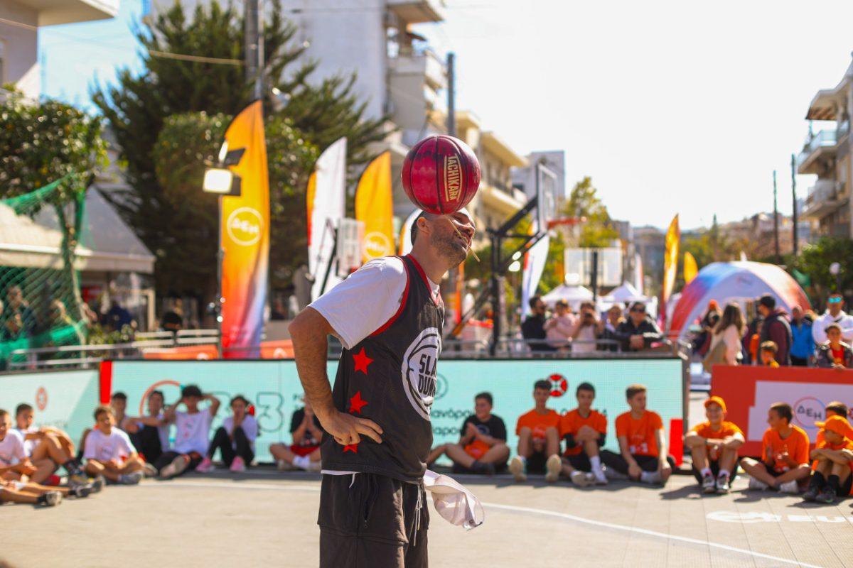 Το ΔΕΗ 3×3 POWER TO THE HOOD by Eurohoops μετατρέπει την Περαία σε ένα γήπεδο για μικρούς και μεγάλους