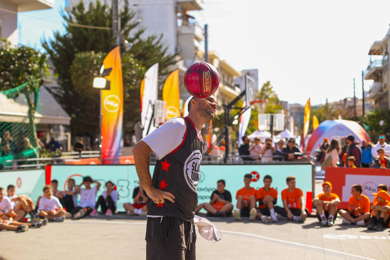 Το ΔΕΗ 3×3 POWER TO THE HOOD by Eurohoops μετατρέπει την Περαία σε ένα γήπεδο για μικρούς και μεγάλους