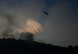 Φωτιά στα Μέθανα – Μεγάλη κινητοποίηση, στη μάχη και εναέρια