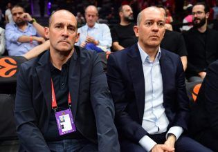 Στην προπόνηση του Ολυμπιακού οι Αγγελόπουλοι