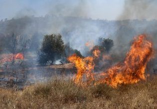 Φωτιά σε χαμηλή βλάστηση στην Κύθνο