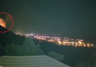 Βίντεο ντοκουμέντο από τη στιγμή που ξέσπασε η μεγάλη φωτιά στη Ναύπακτο