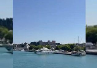 Ρόδος: Θαλαμηγός «καρφώθηκε» στην προβλήτα του λιμανιού